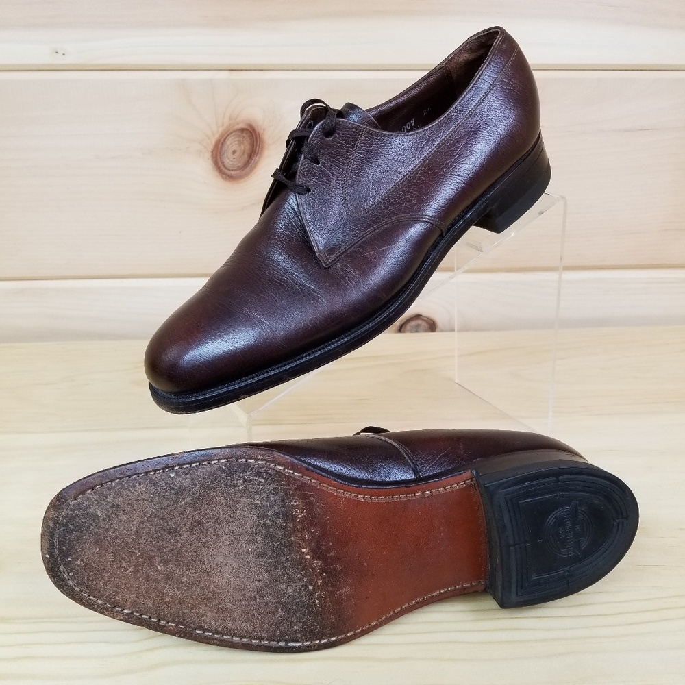 Vintage Florsheim Oxfords Brown Leather